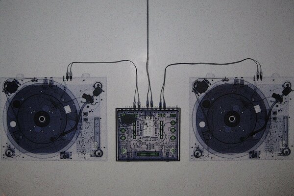 X-ray of a musical installation