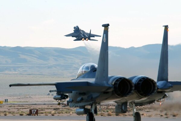 Supersonic Fighter Aircraft Airbase