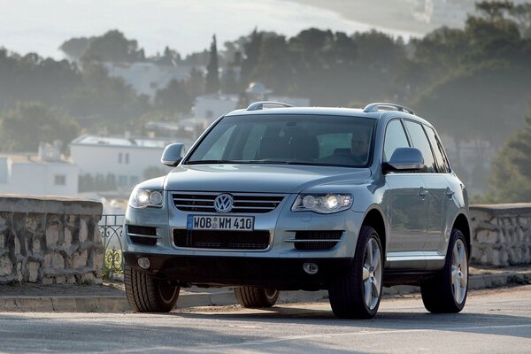 New Volkswagen Touareg in the city