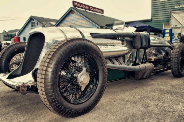 Voiture classique de course Vintage