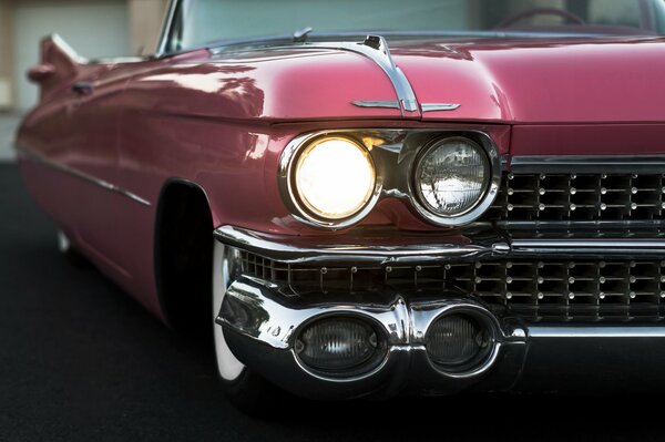 Pink cadillac convertible convertible