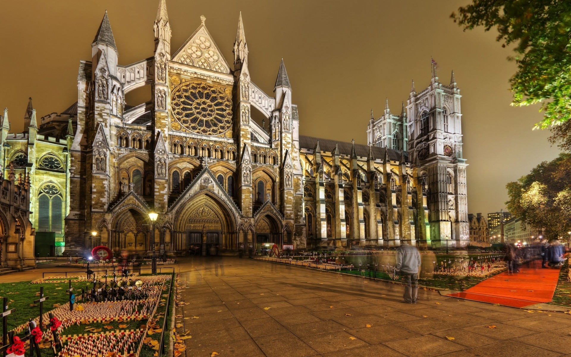 notte edificio architettura londra abbazia di westminster