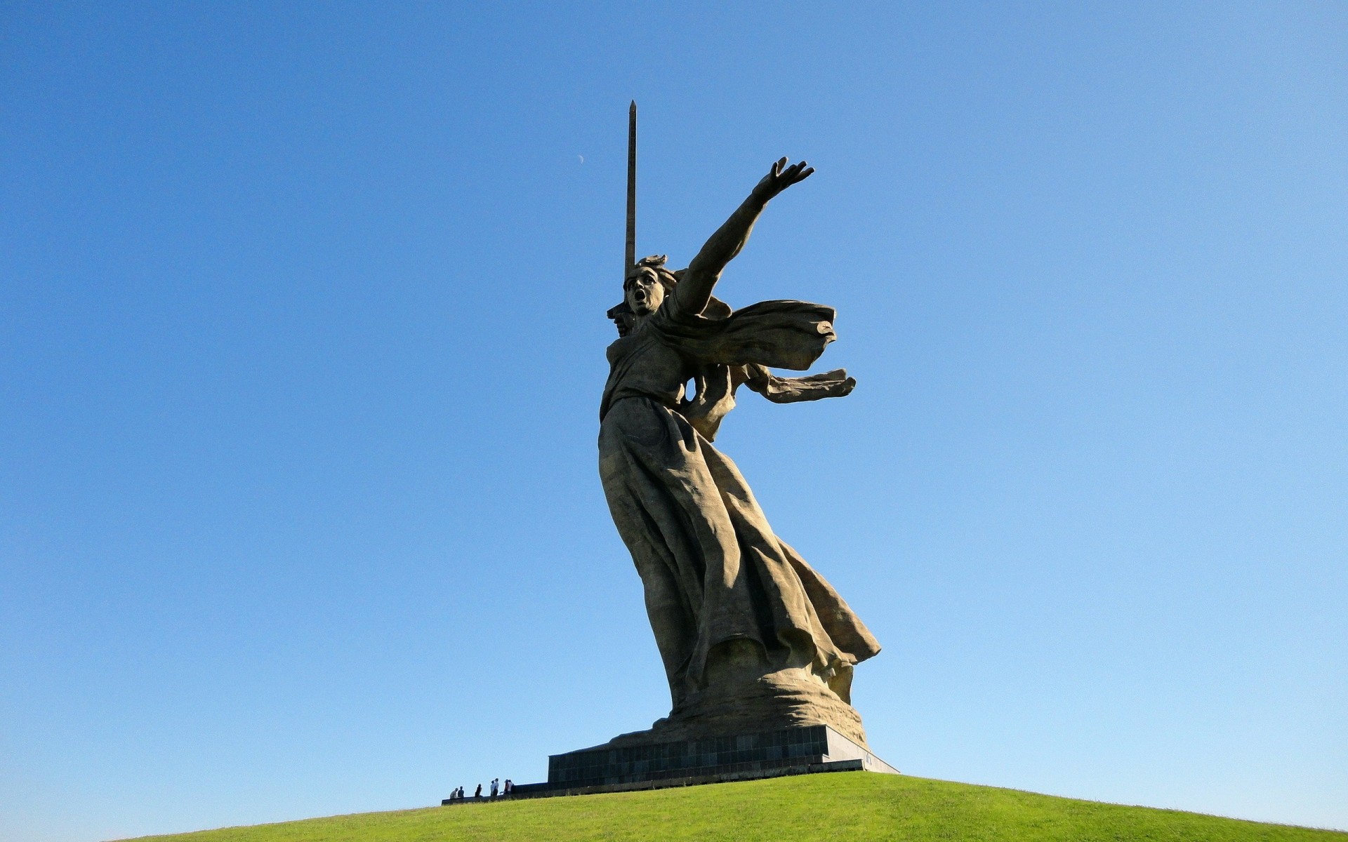 russie ciel mère volgograd patrie