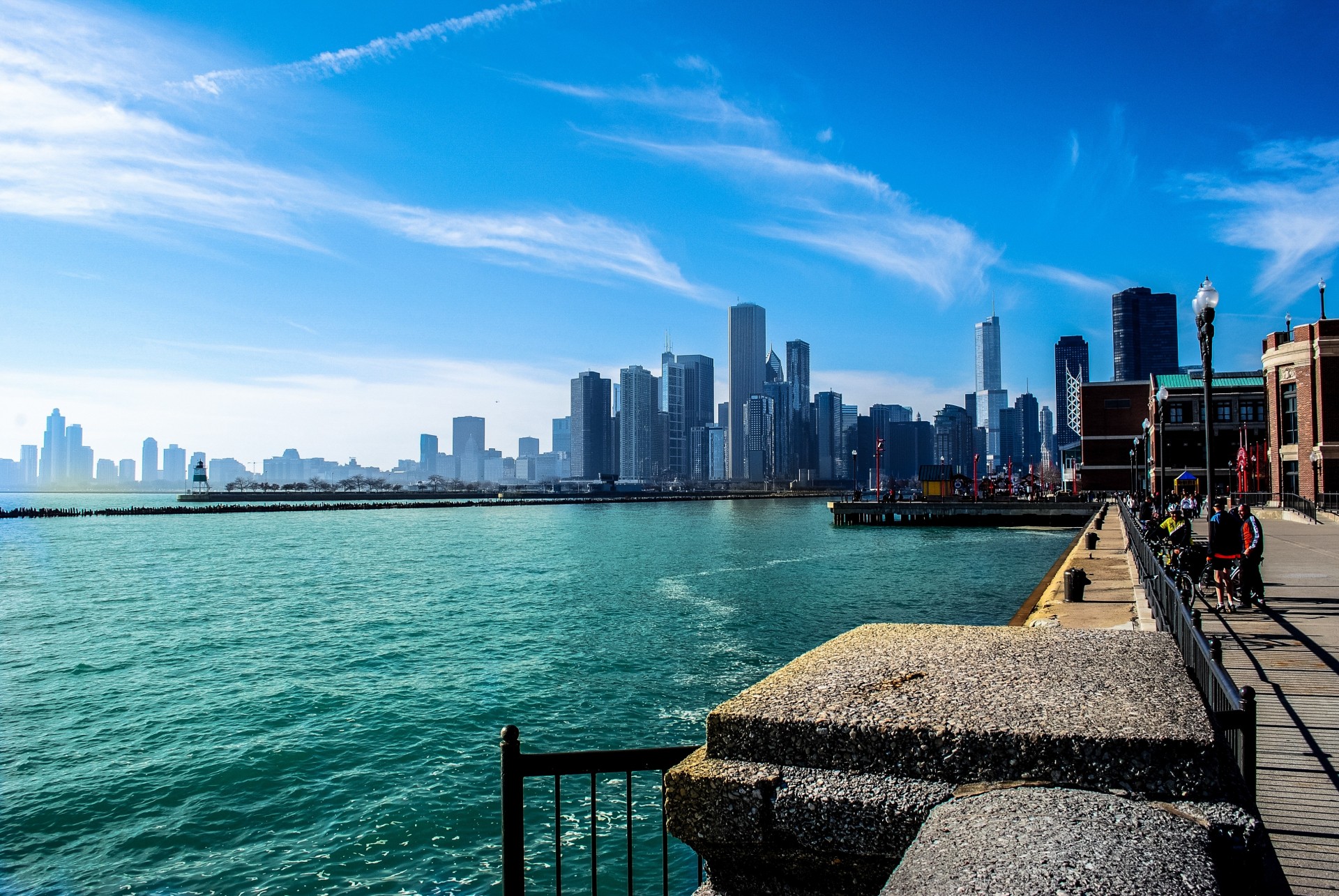 chicago illinois city river