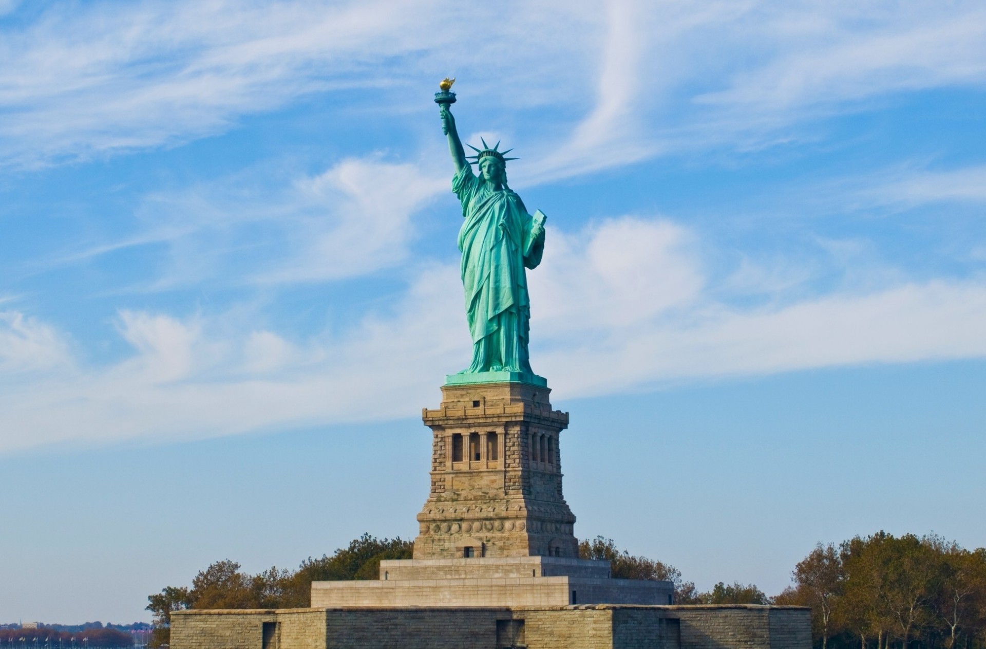 statua libertà manhattan statua della libertà