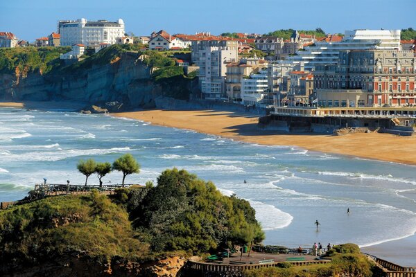 Beautiful beach by the sea