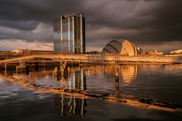 Escocia al atardecer