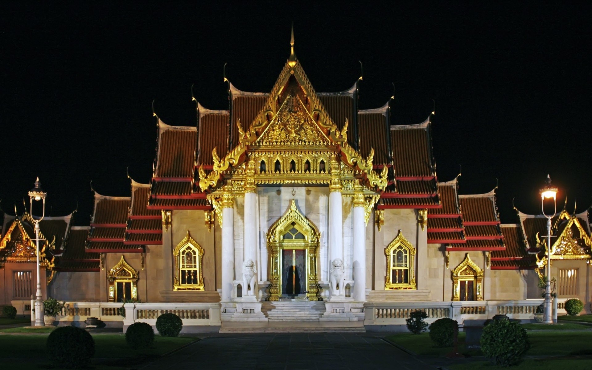 bangkok luce thailandia notte città