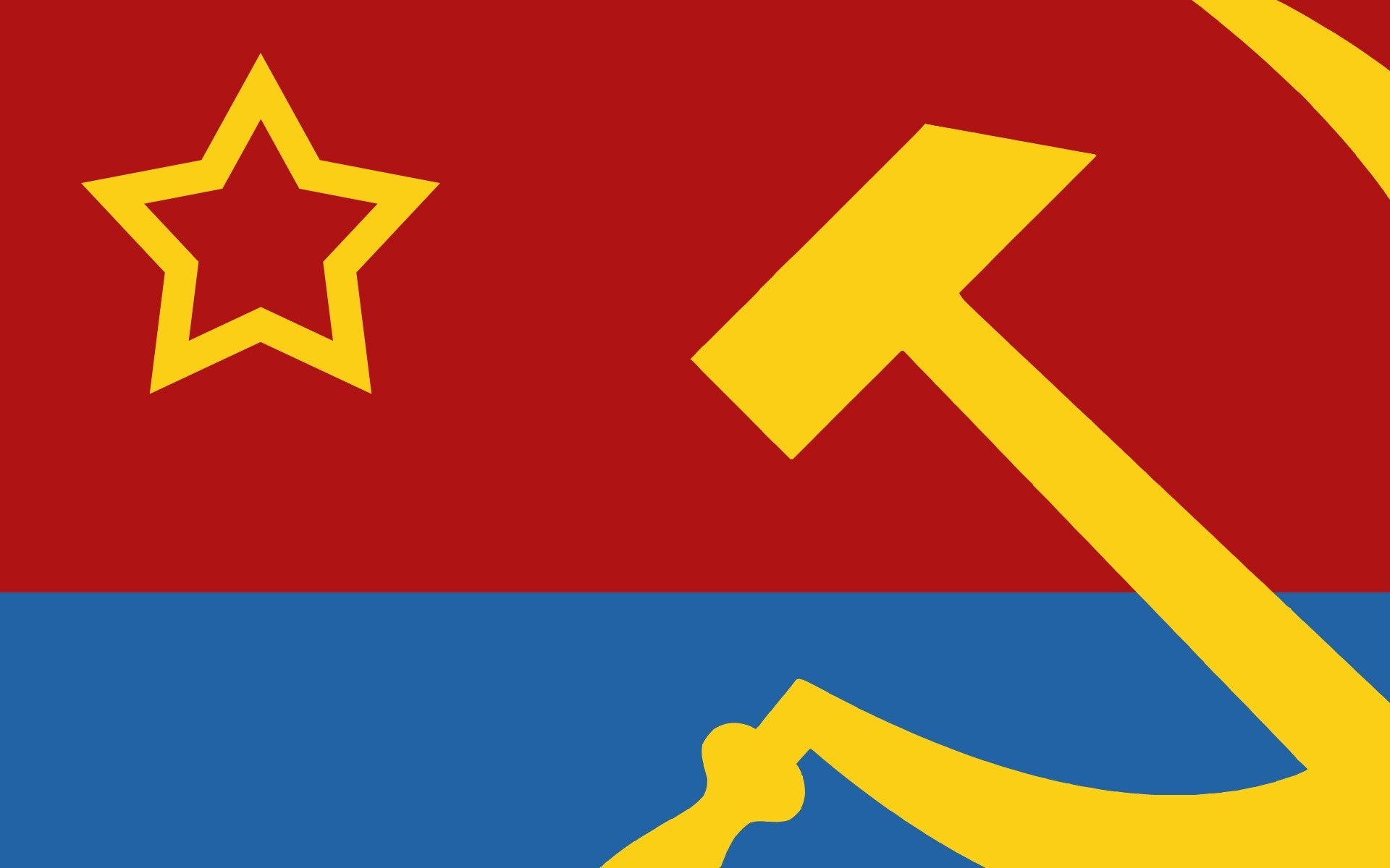 oviet union flag hammer star sickle