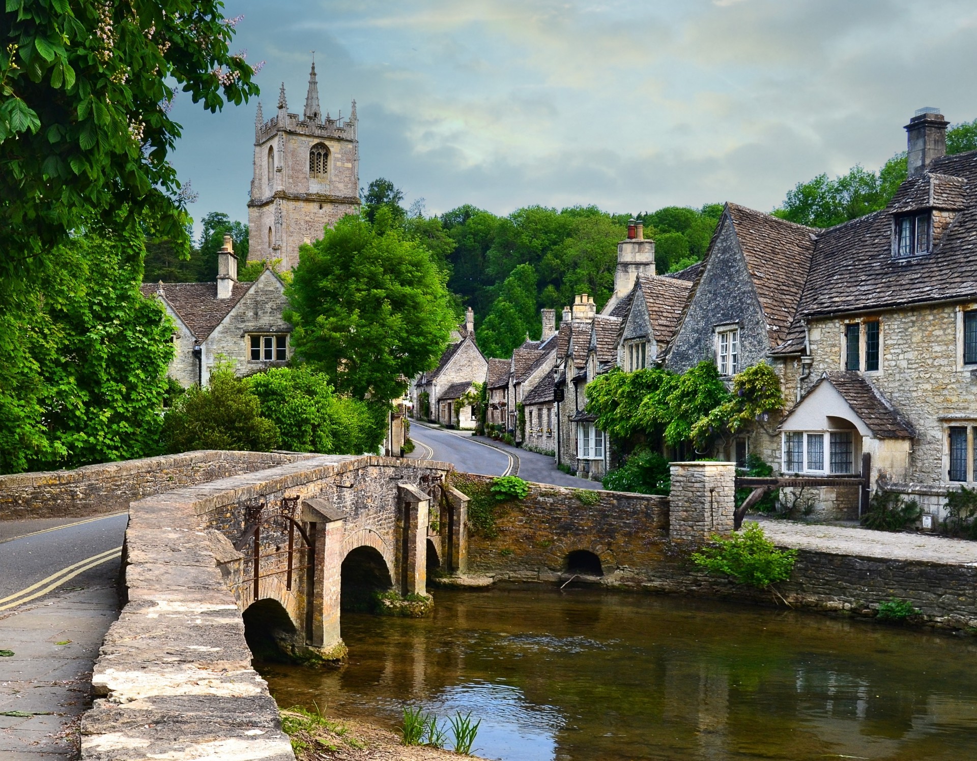 england united kingdom castle combe