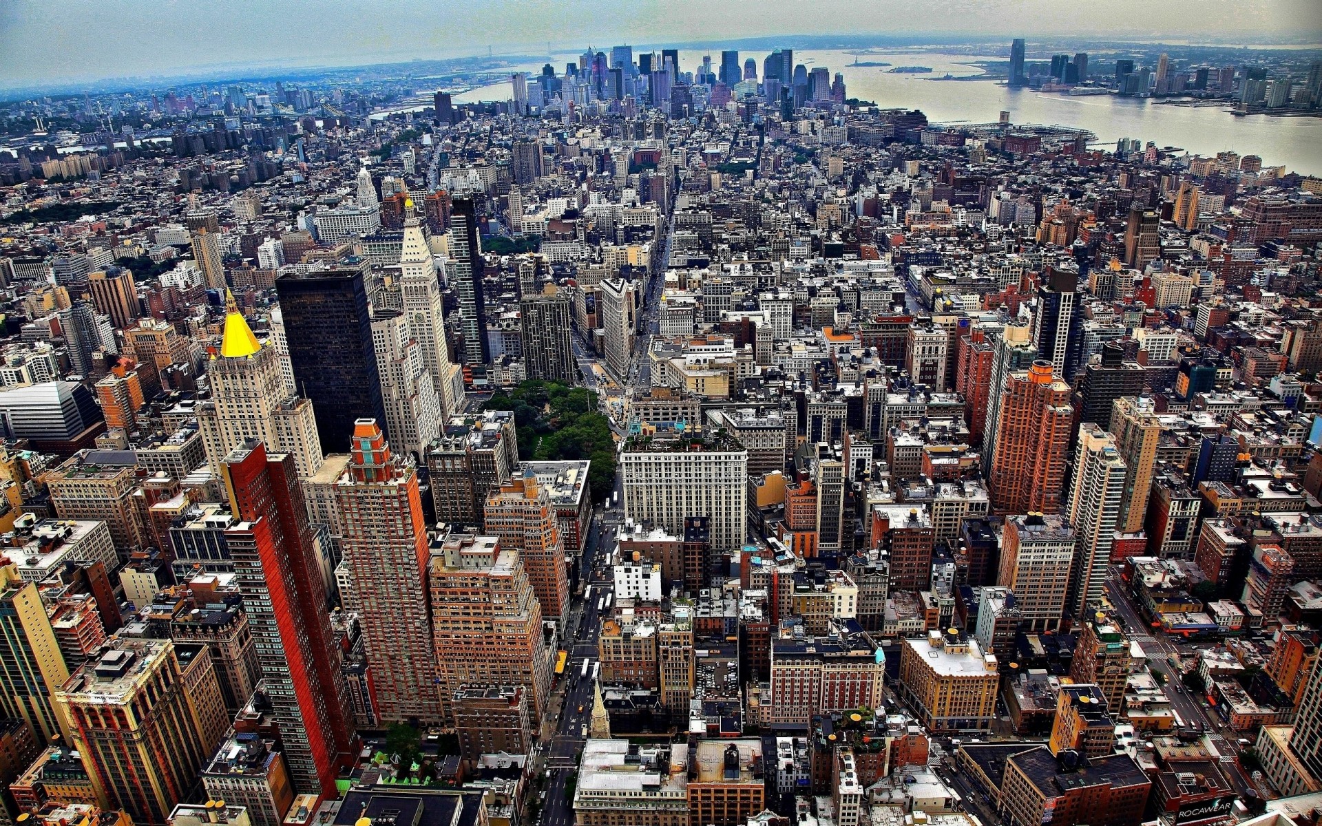 edificio nueva york gris ciudad