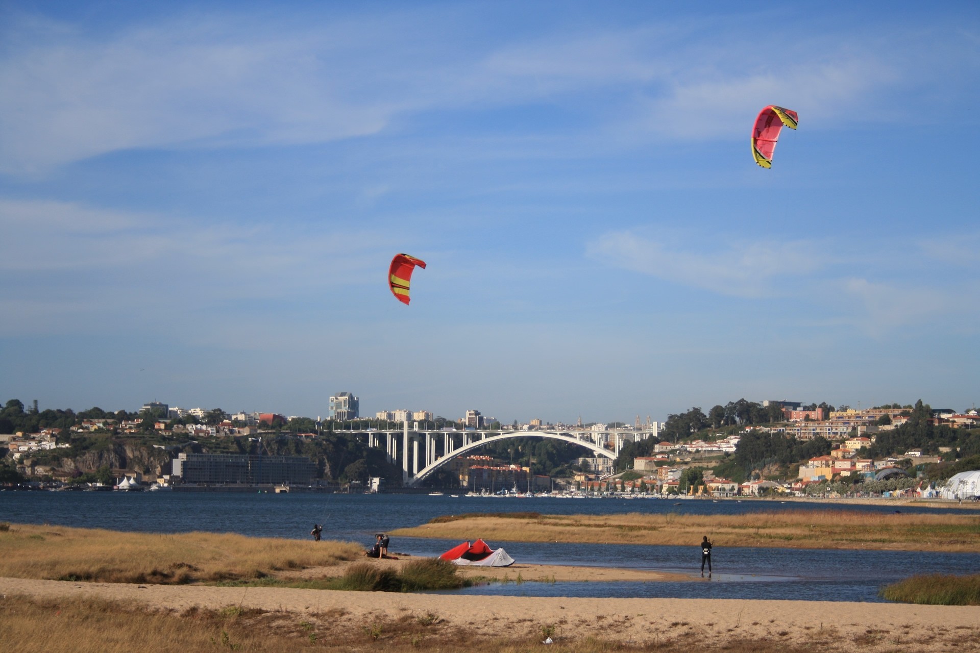 pont portugal rivière ville