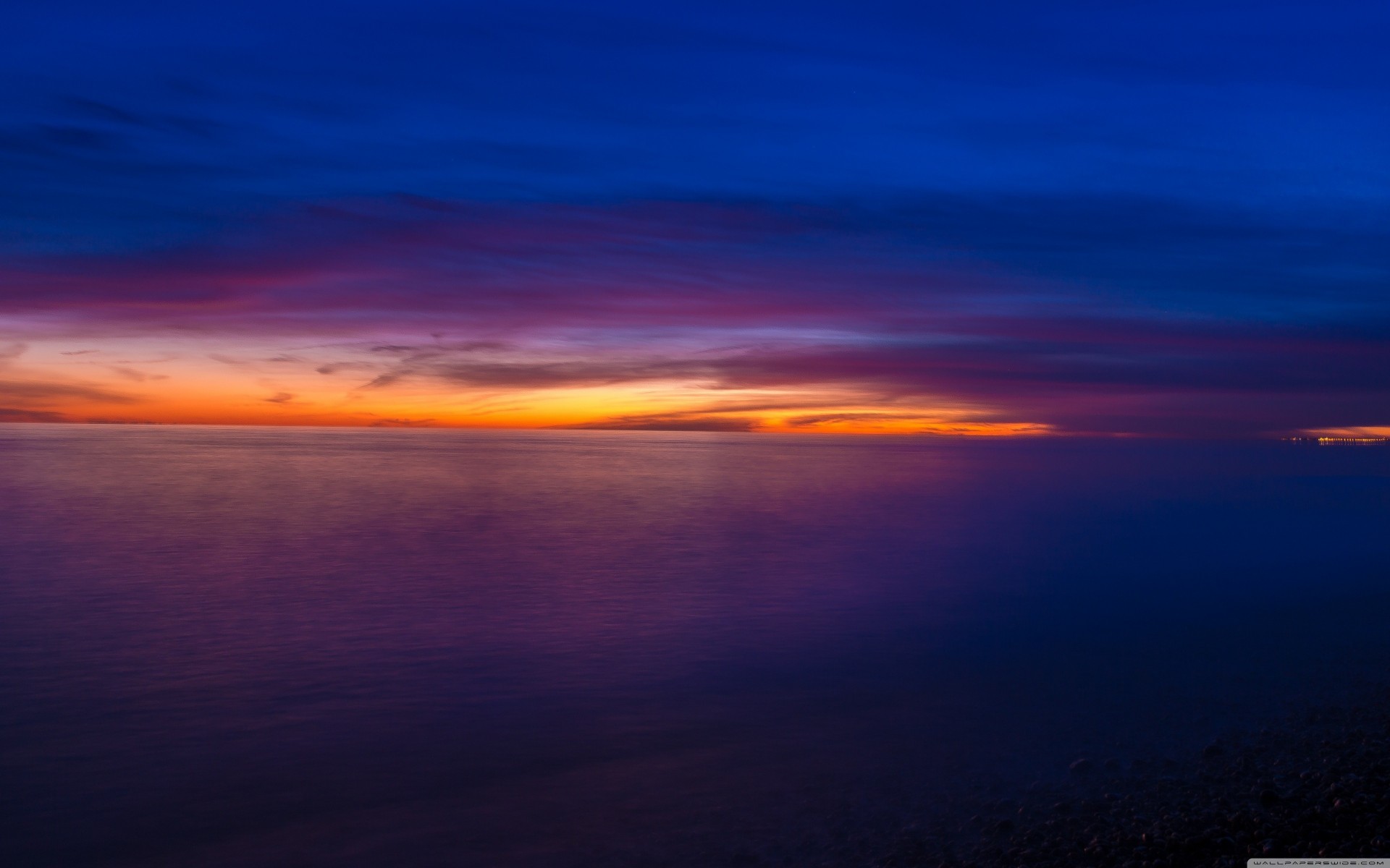 ciel coucher de soleil royaume-uni brighton nuages