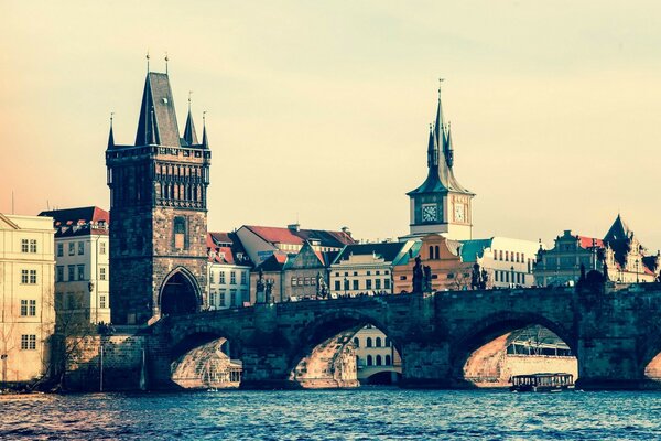 Karlsbrücke im tschechischen Respulik