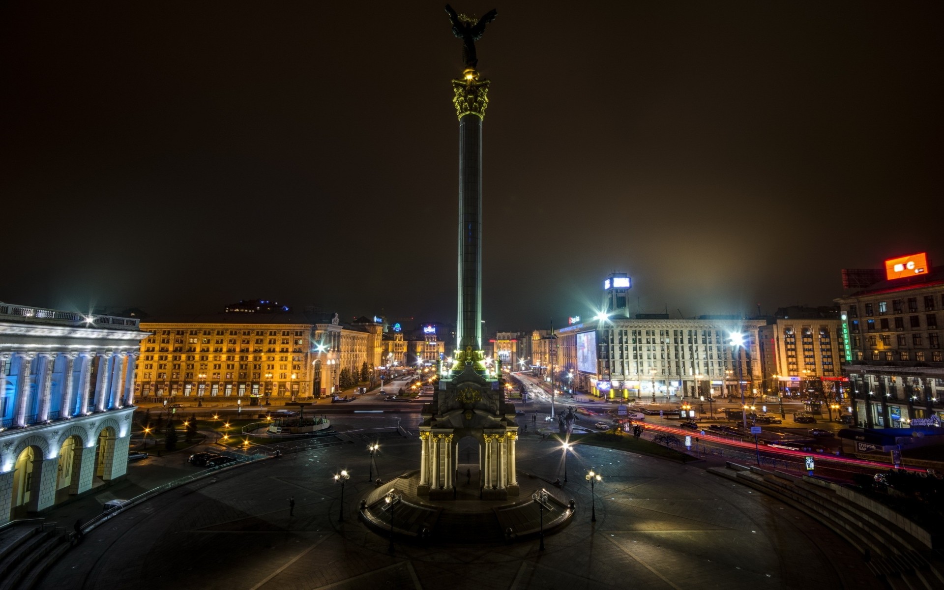 ukraine kiew unabhängigkeitsplatz maidan