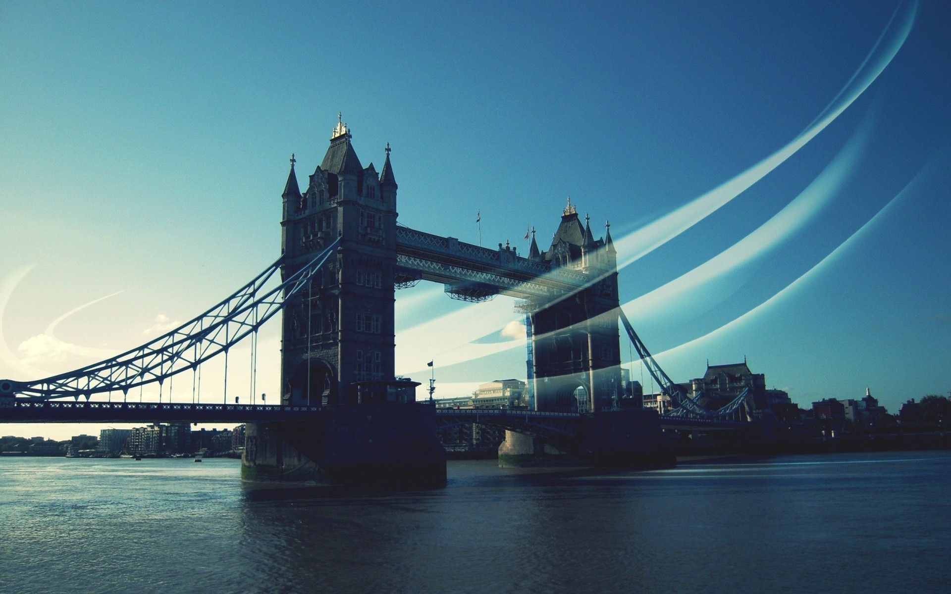 himmel fluss brücke london fotografie