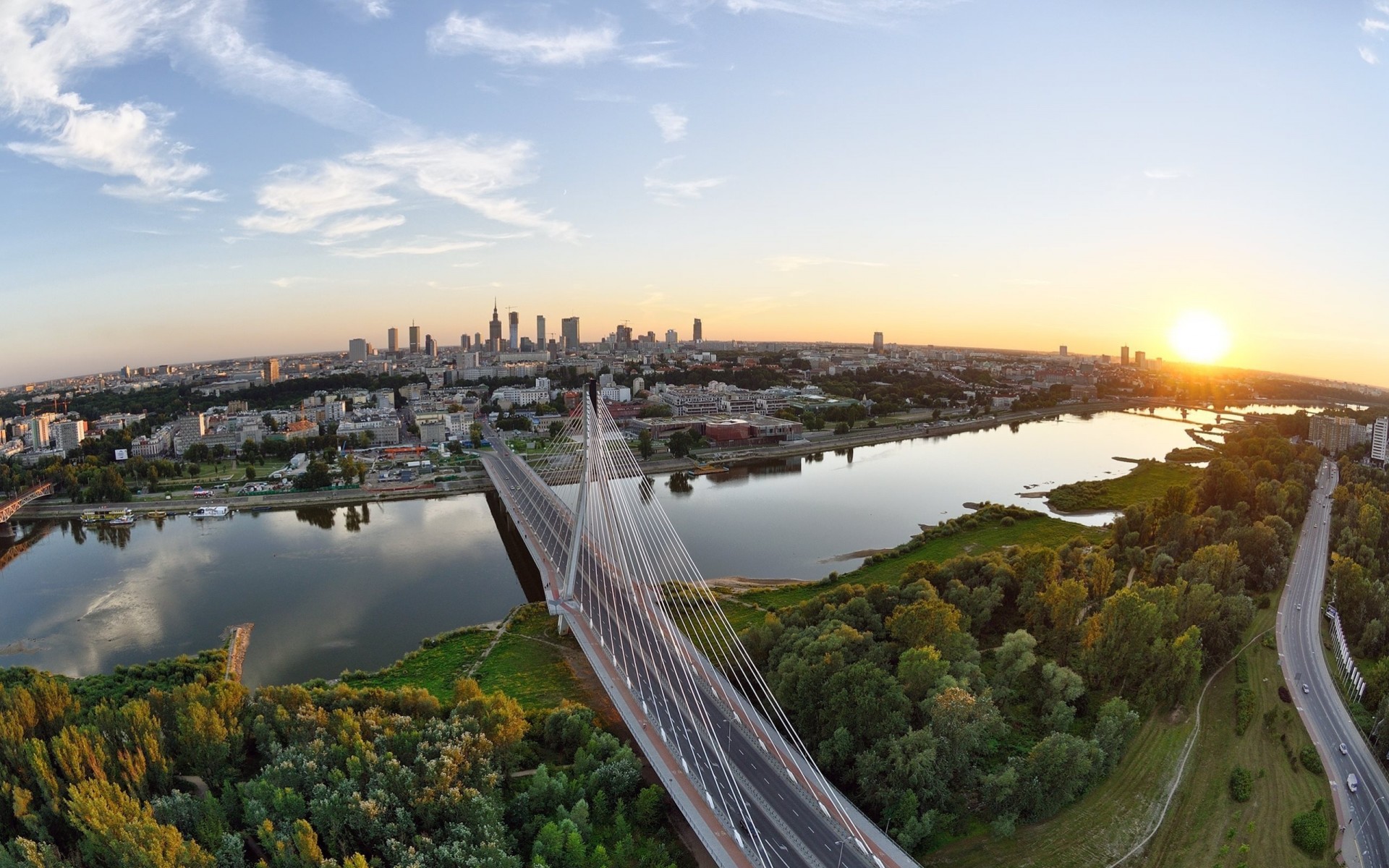 panorama polska zarys hdr miejski pejzaż miasto