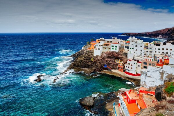 The beauty of a rocky beach in Spain