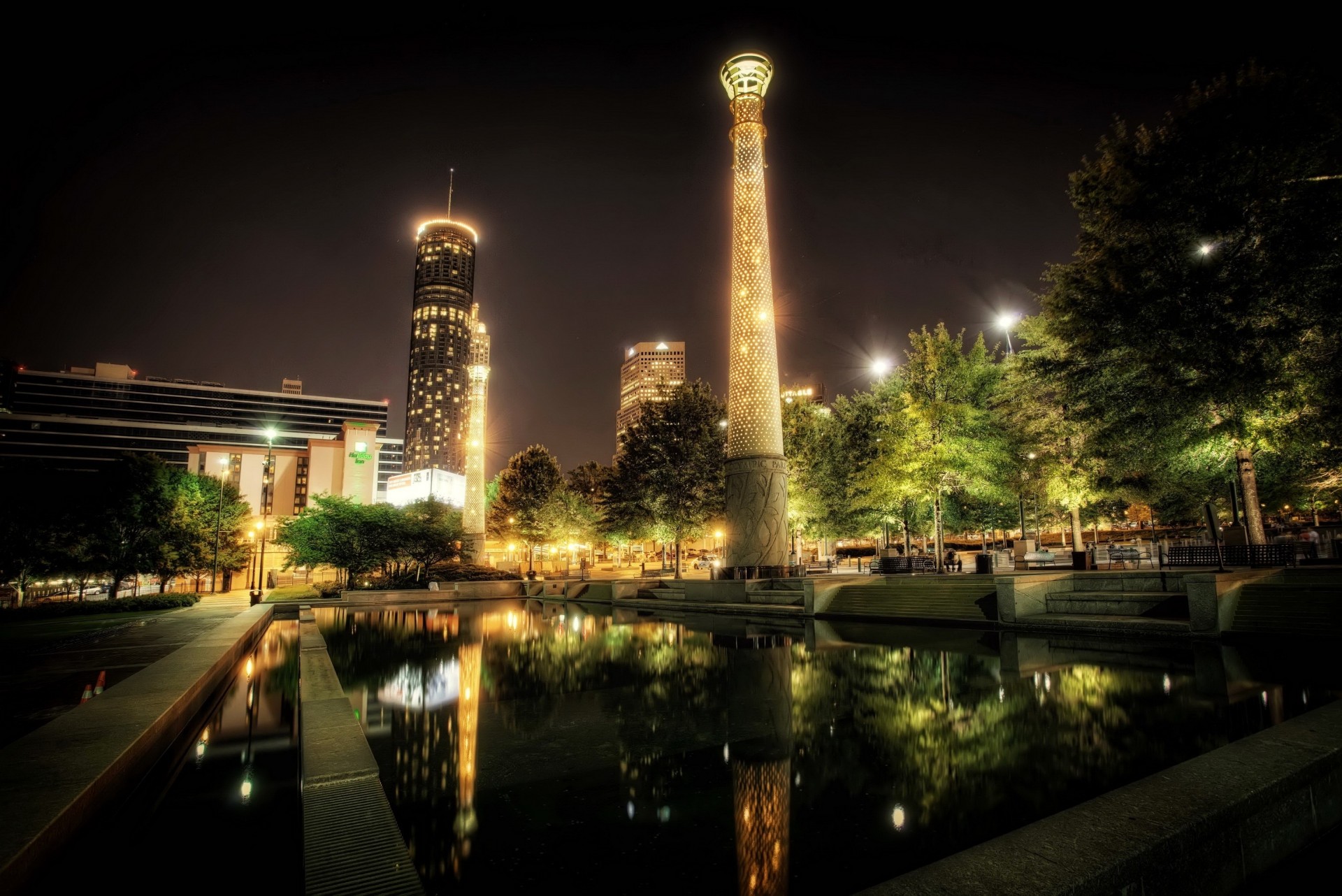 park united states night hdr