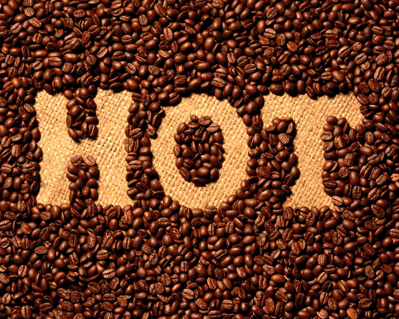 coffee inscription hot