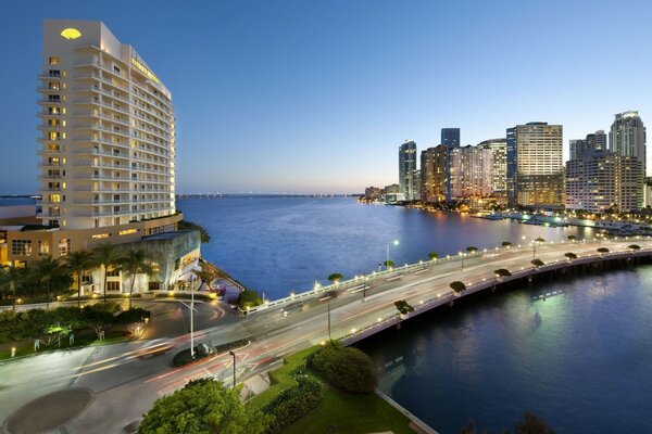 Miami y vista al mar