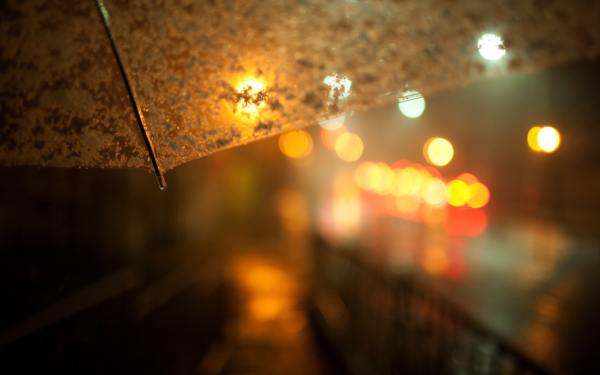 paraguas lluvia calle