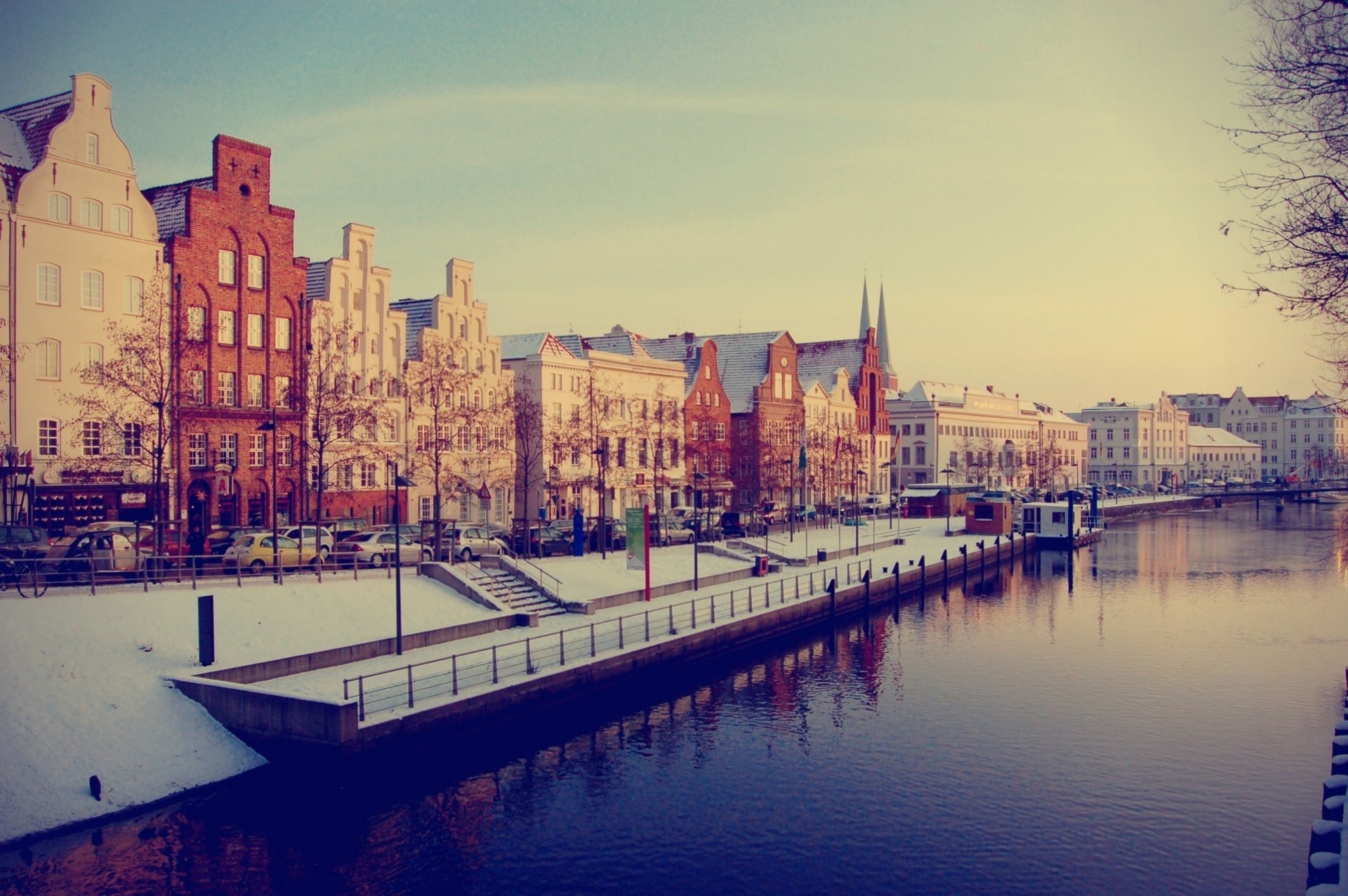 ciudad reparación agua edificio lübeck