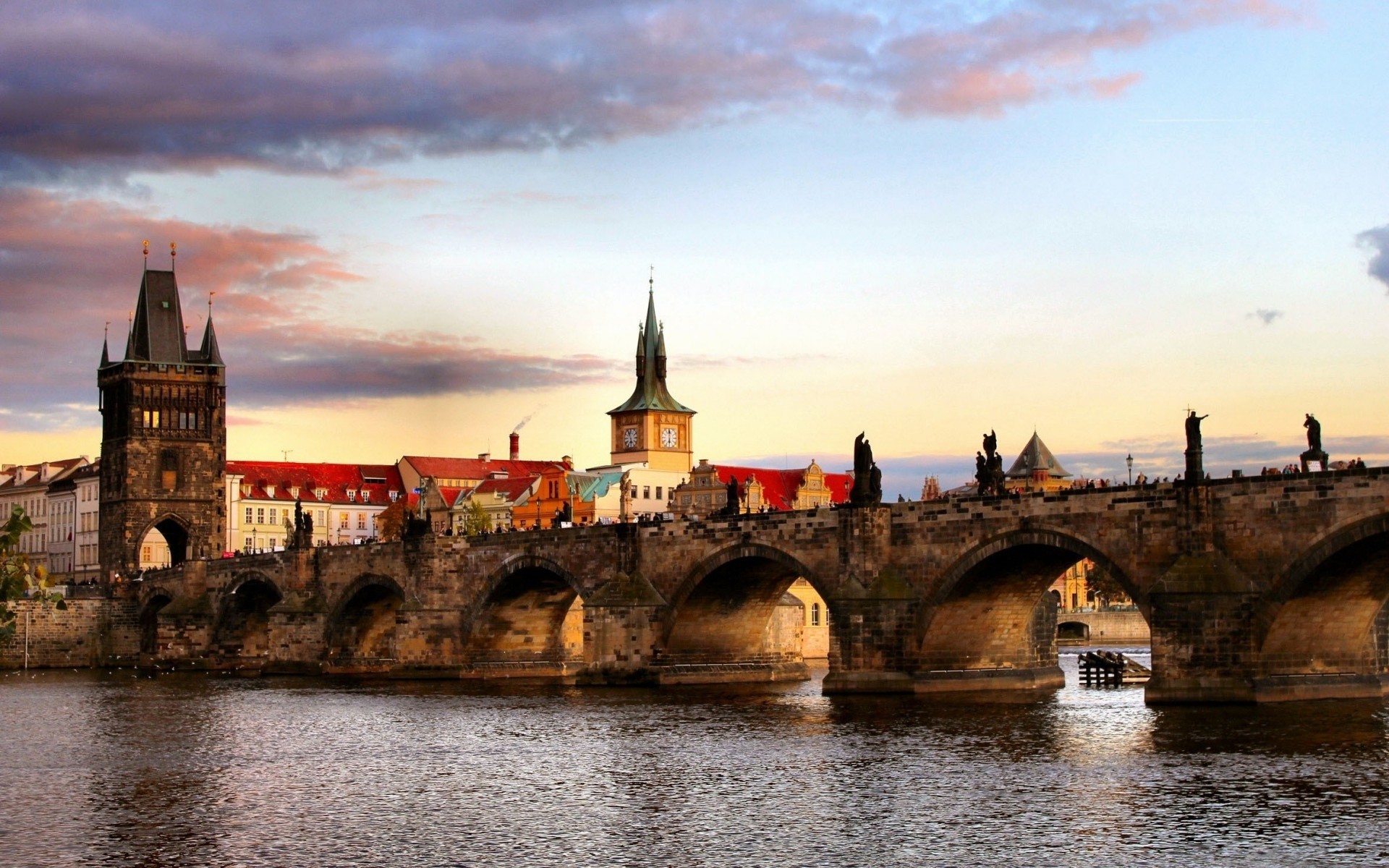 ponte repubblica ceca fiume praga