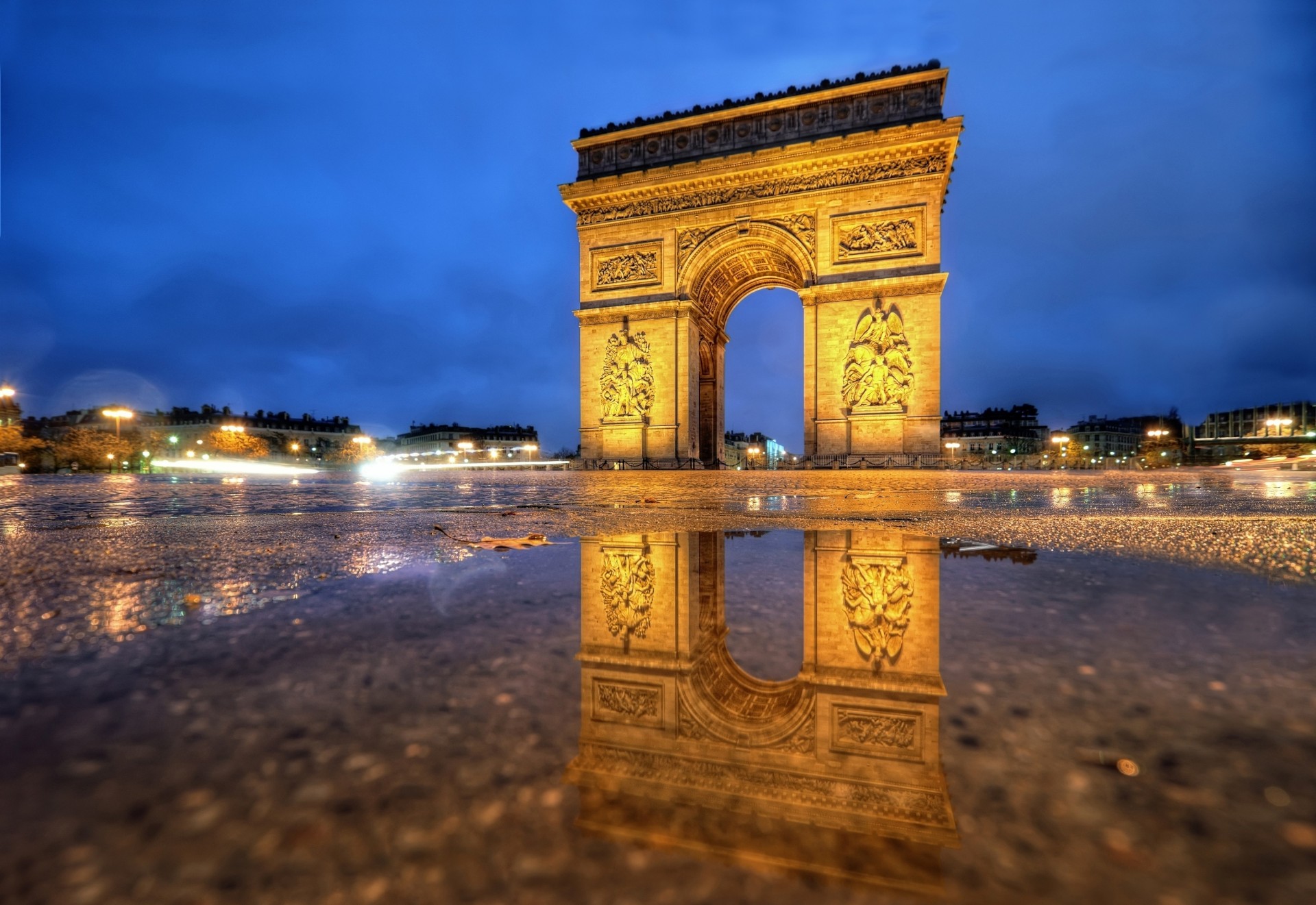 lights france light paris square qatar airways night arc de triomphe town lighting