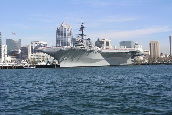 La ciudad de California junto al mar en los Estados Unidos