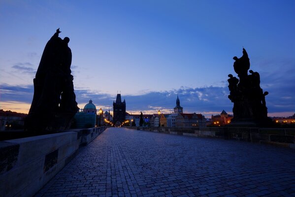 The evening capital of Prague