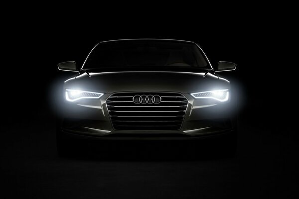 The included headlights of the Audi a-7