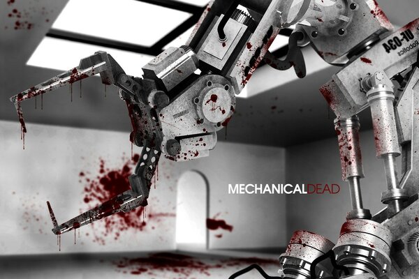 Uncontrolled modern technologies. Robot and Blood
