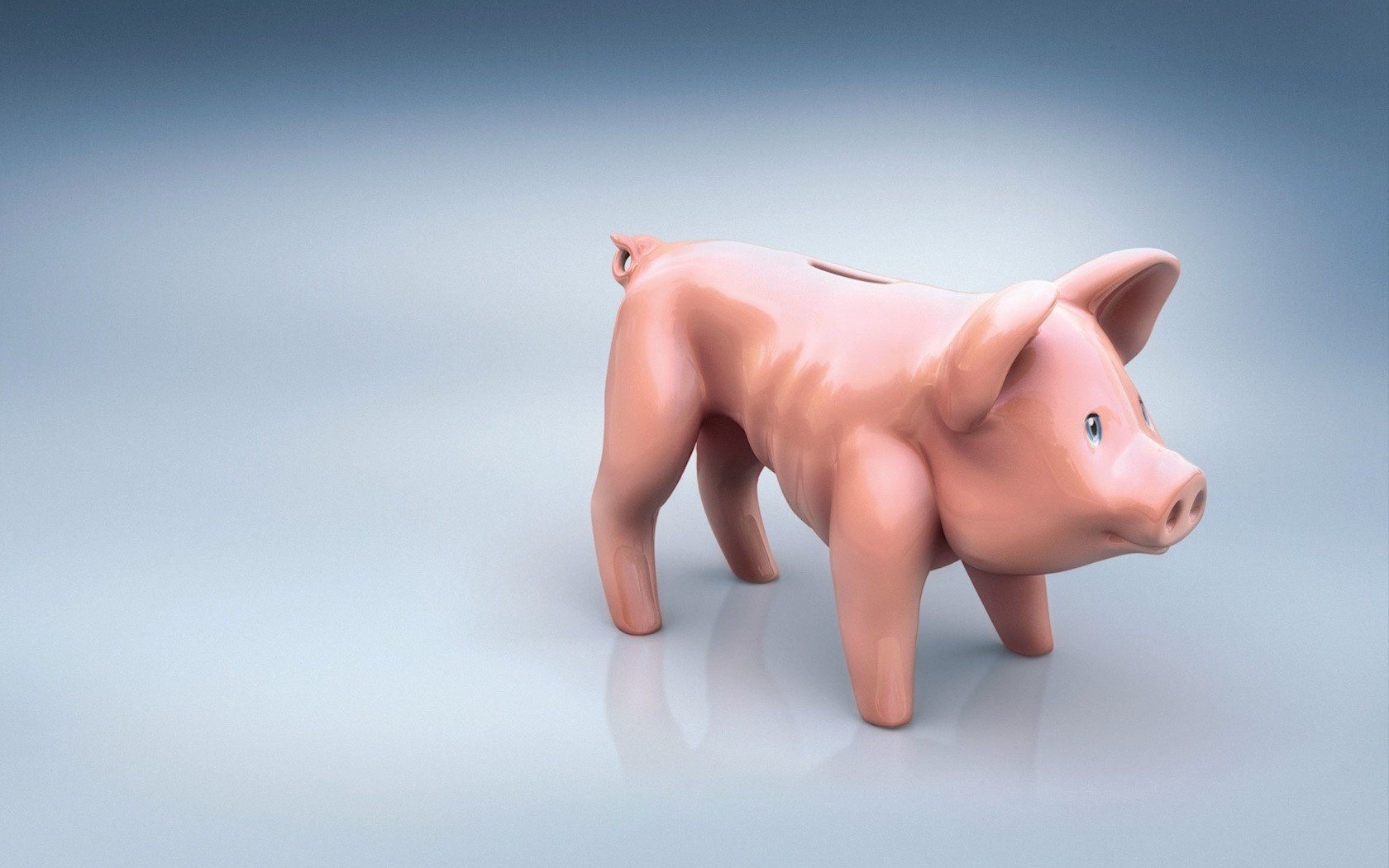 pink pig piggy minimalism porcelain