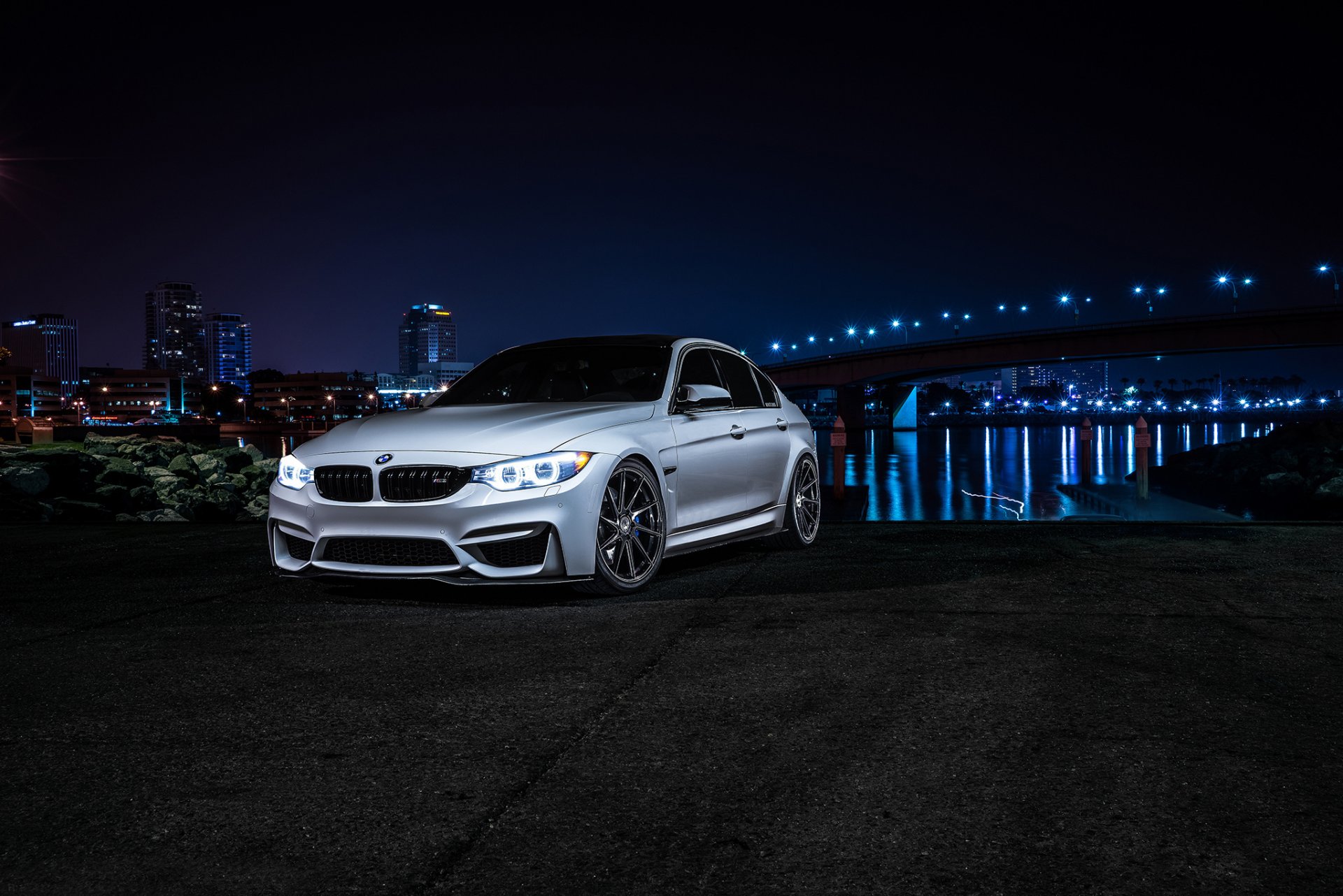 bmw f80 m3 avant gardinen räder brücke vibe motoren dunkel vorne