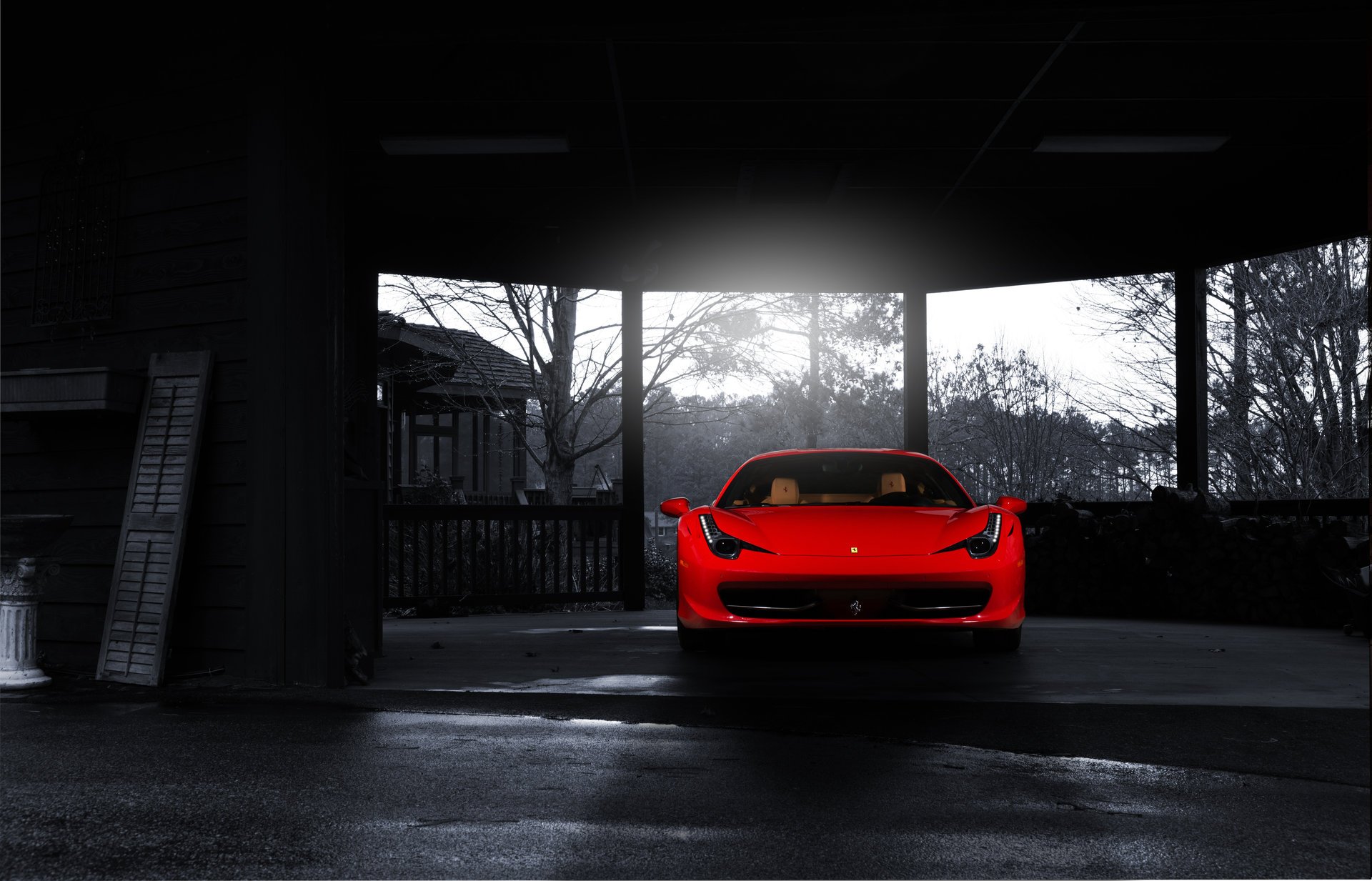 ferrari 458 italia rouge avant