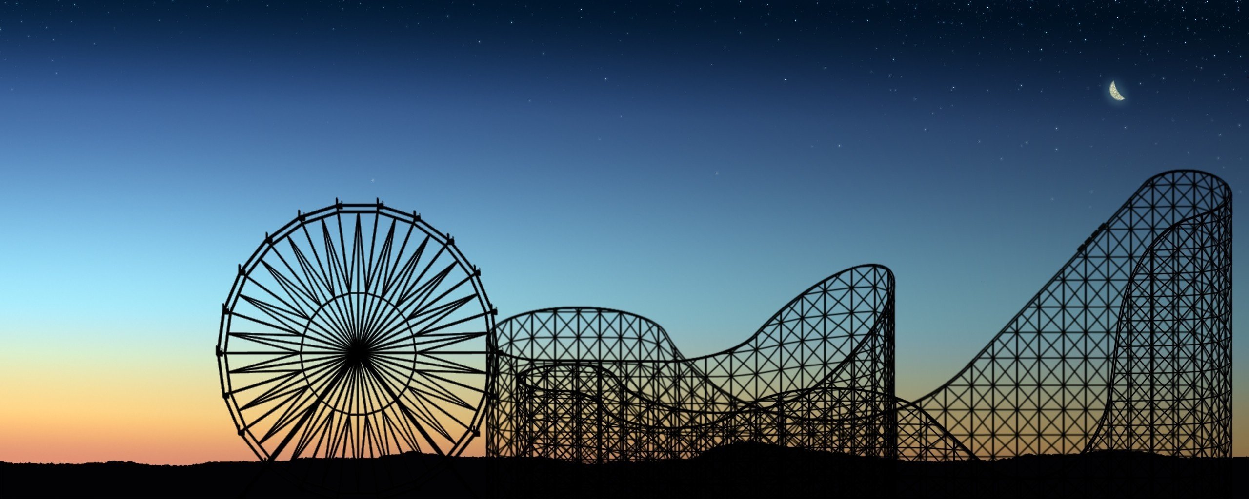 amusement park wheel slide