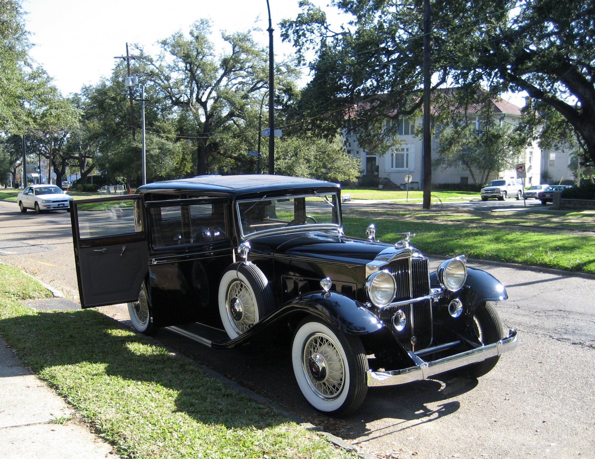 retro czarny metaliczny 1932 1 packard samochód zdjęcie