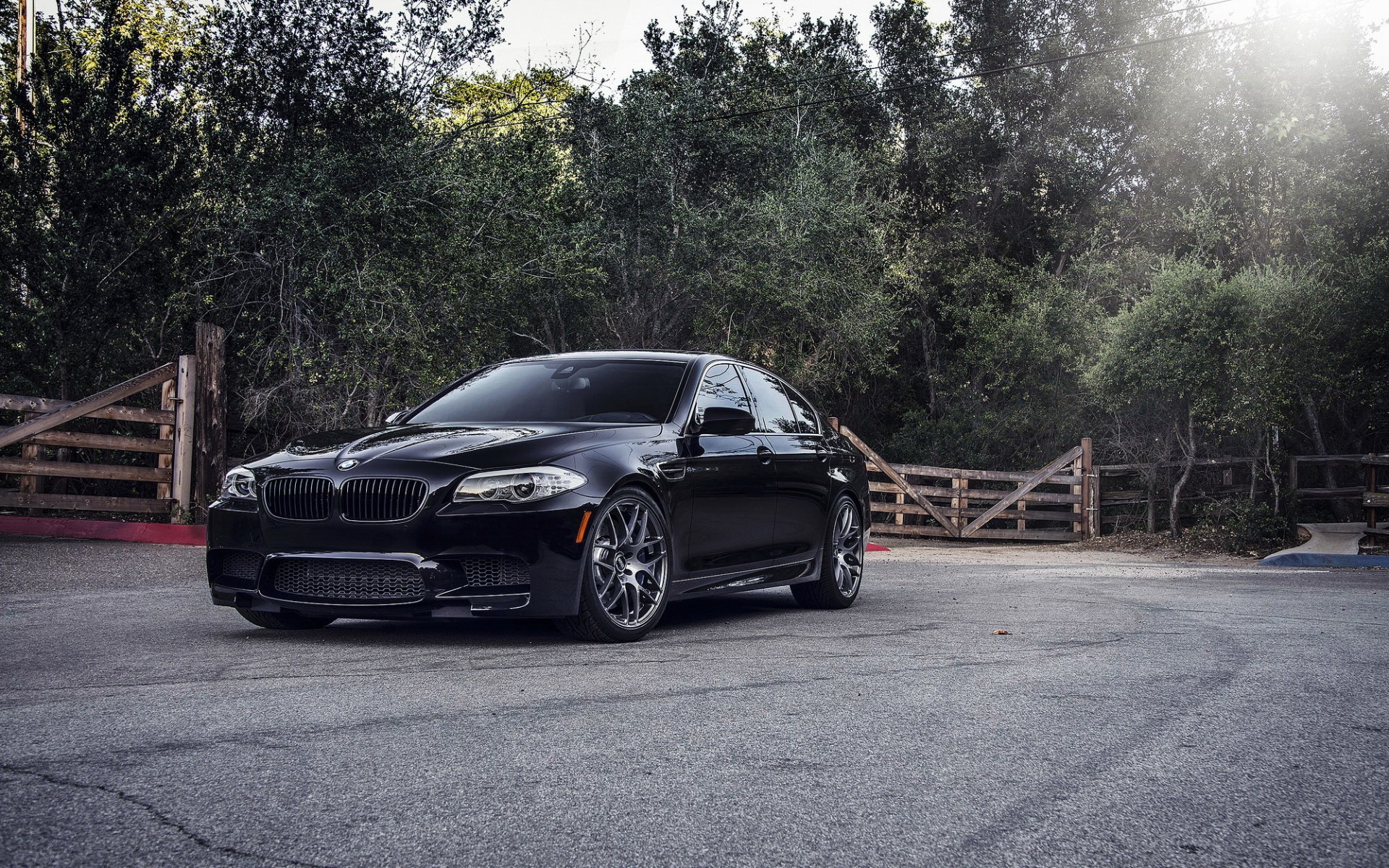 bmw f10 m5 voiture noir