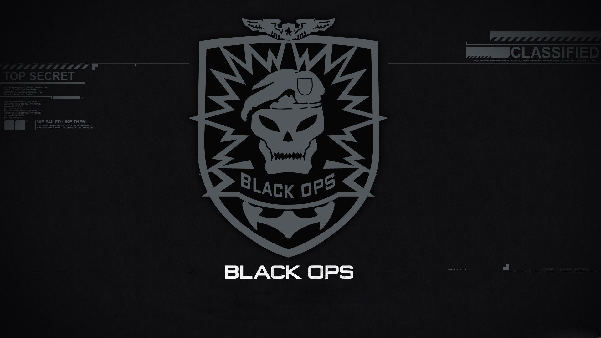 call of duty black ops cod czaszka beret rysunek emblematy loga