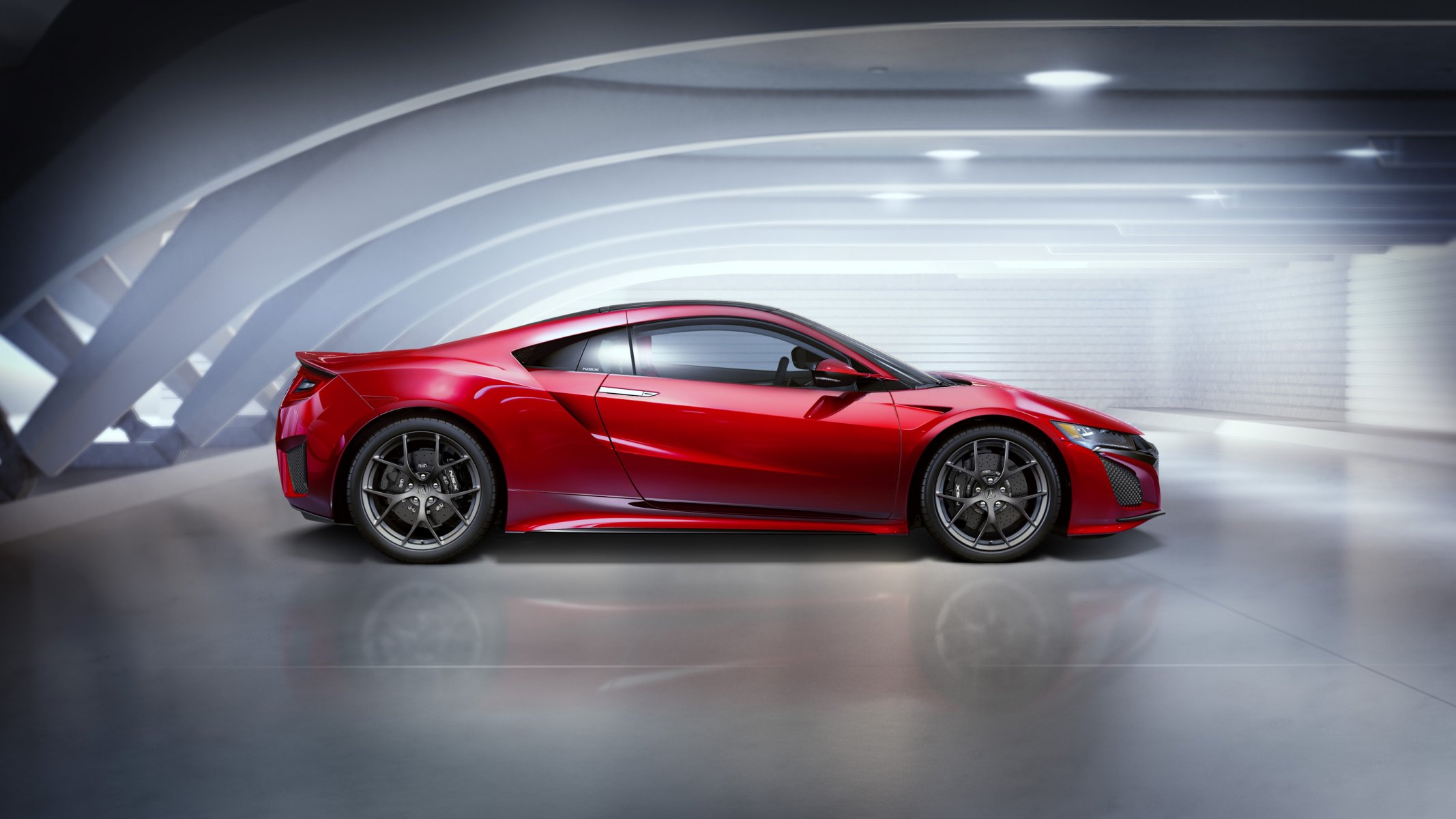 acura 2015 nsx weinrot metallic seitlich auto foto