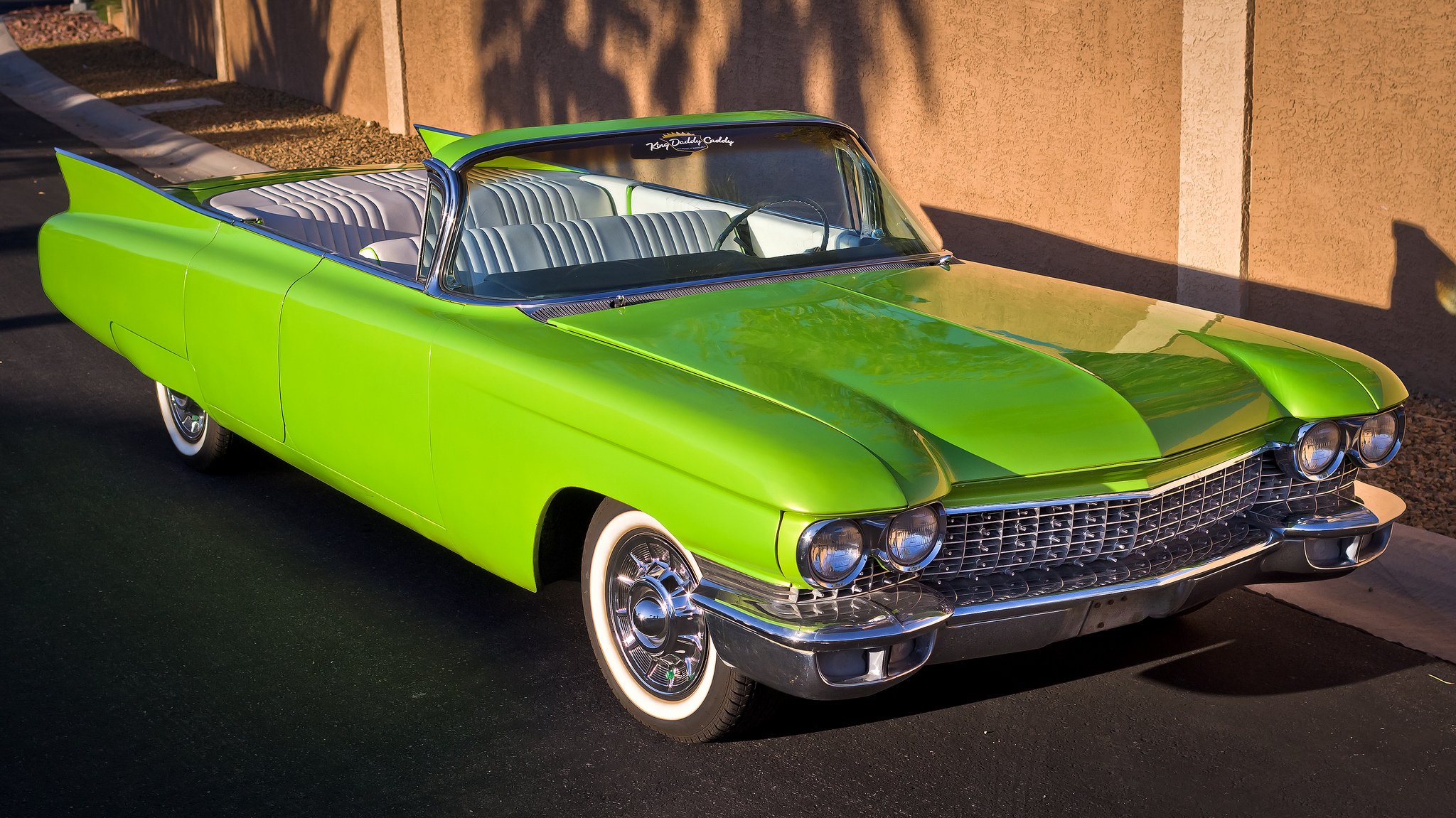 1960 cadillac avant cabriolet rétro