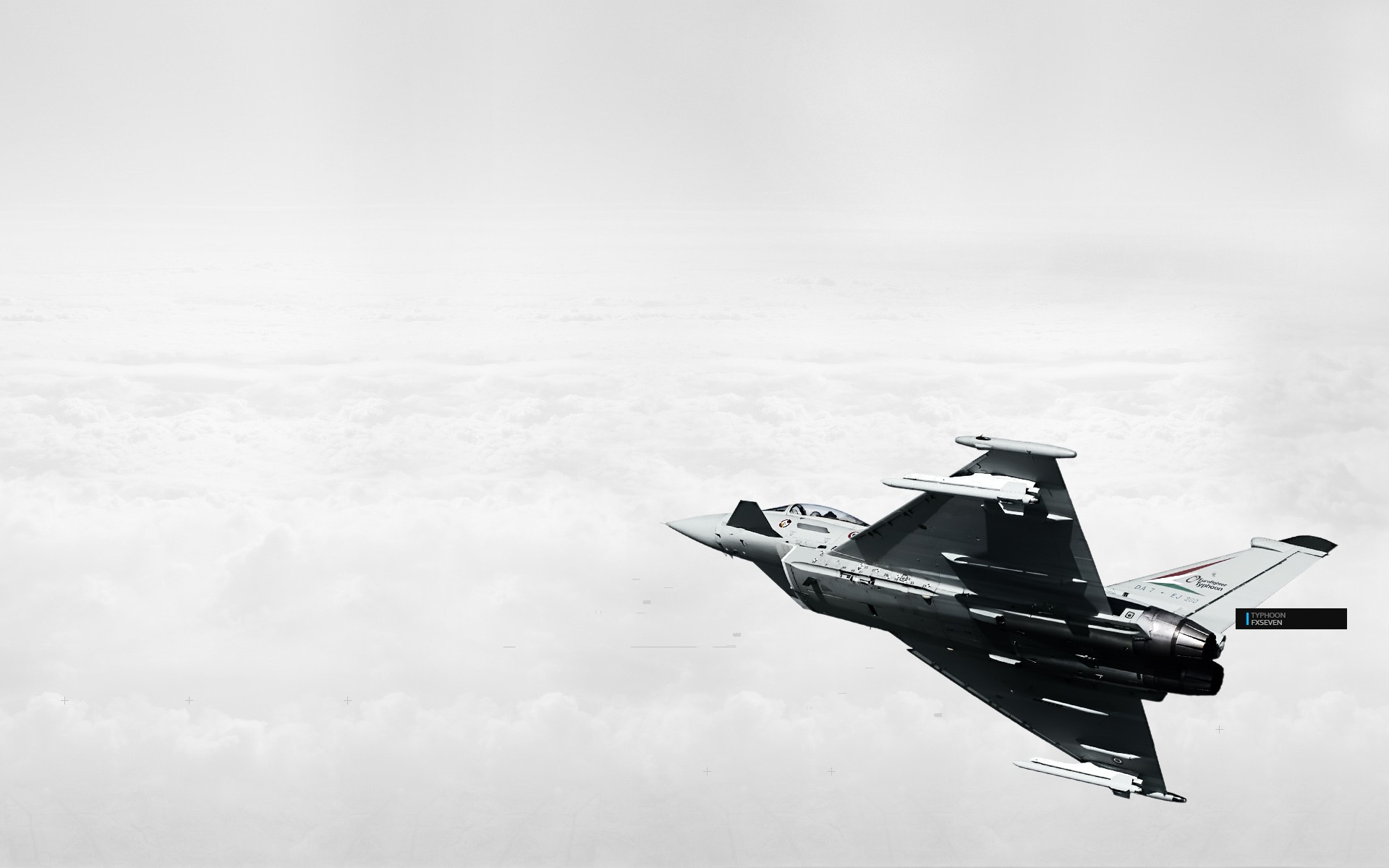 plane clouds typhoon