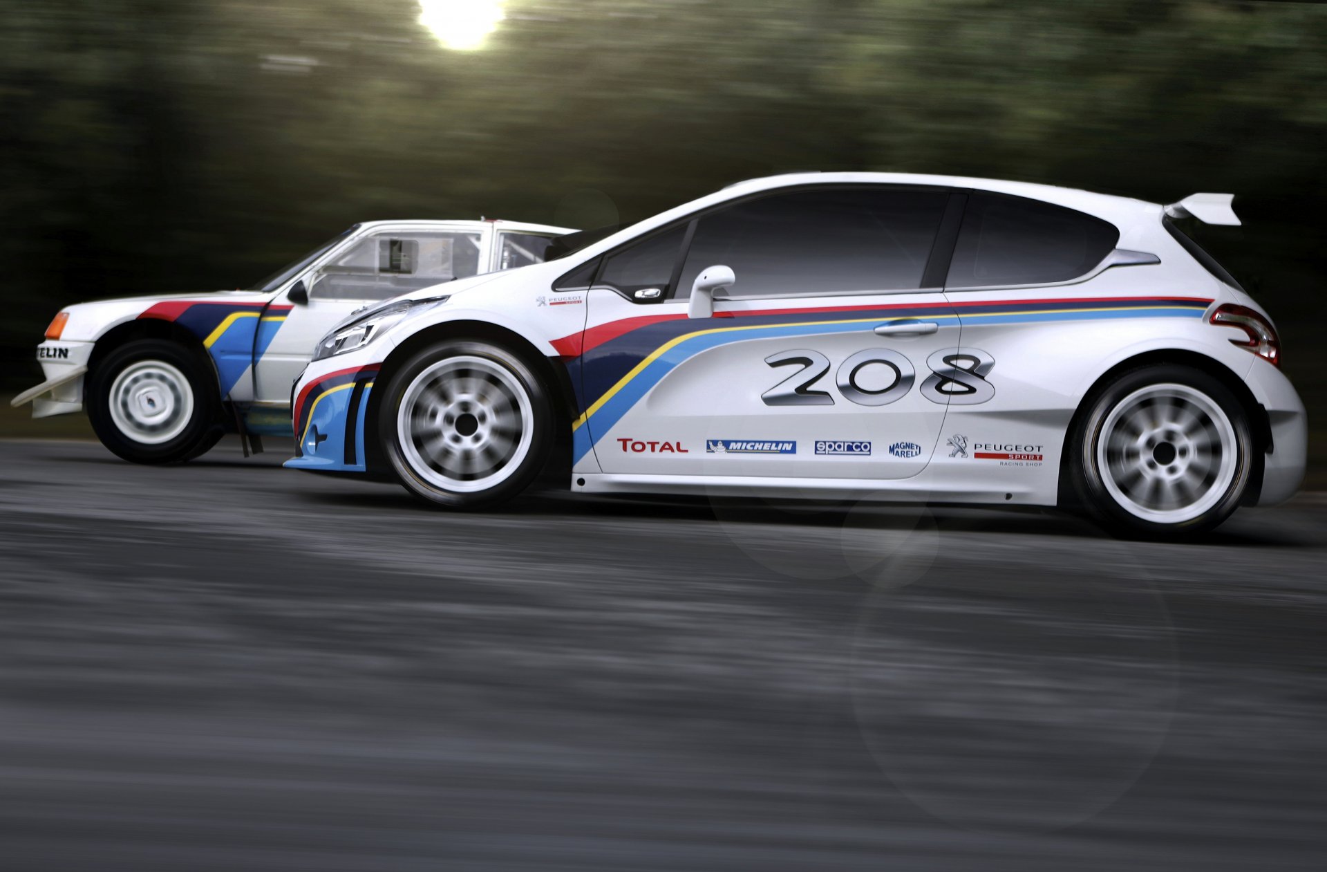 peugeot 208 t16 sport auto rennen rallye legende