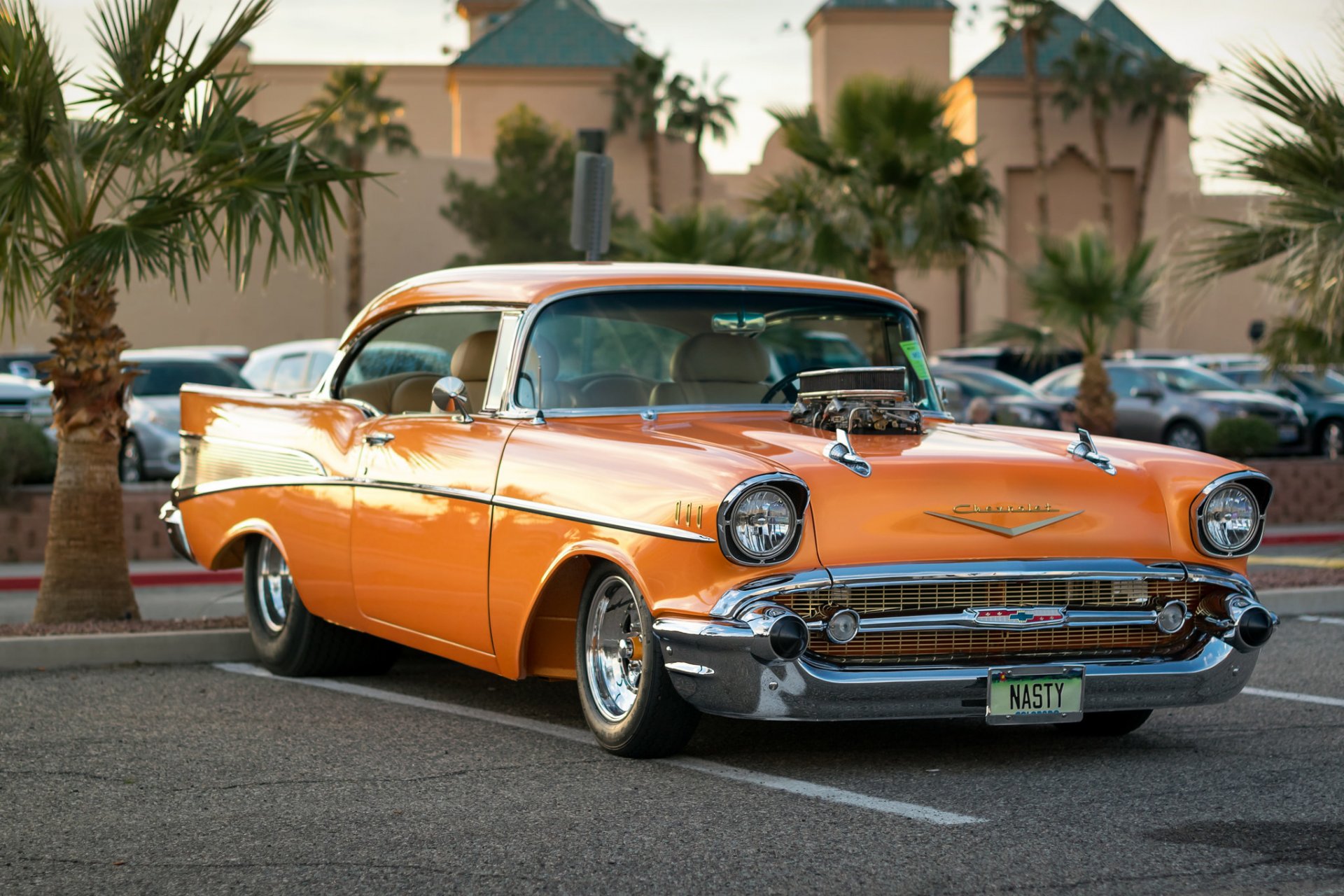 1957 chevrolet clásico delantero