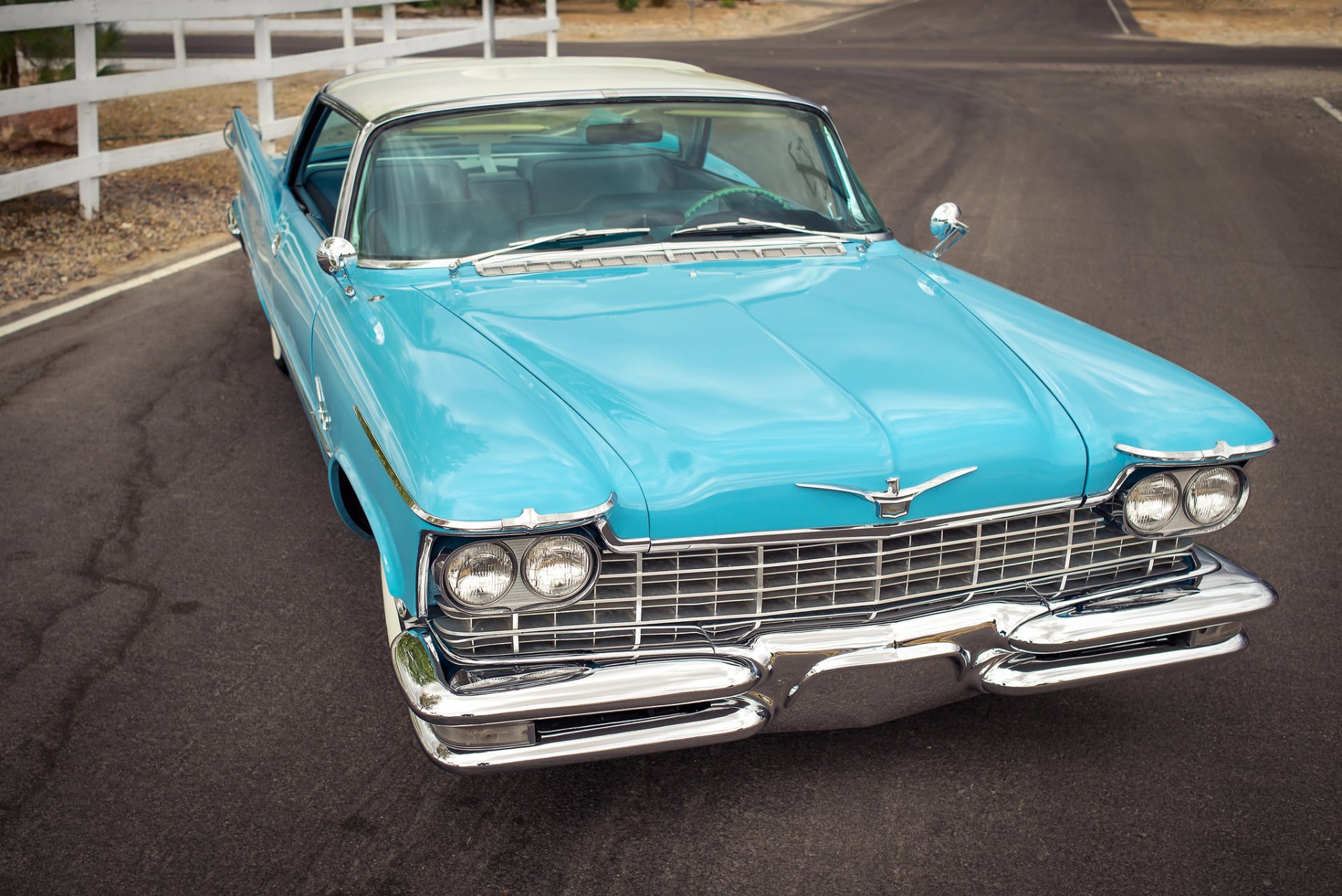 1957 chrysler imperial clásico retro