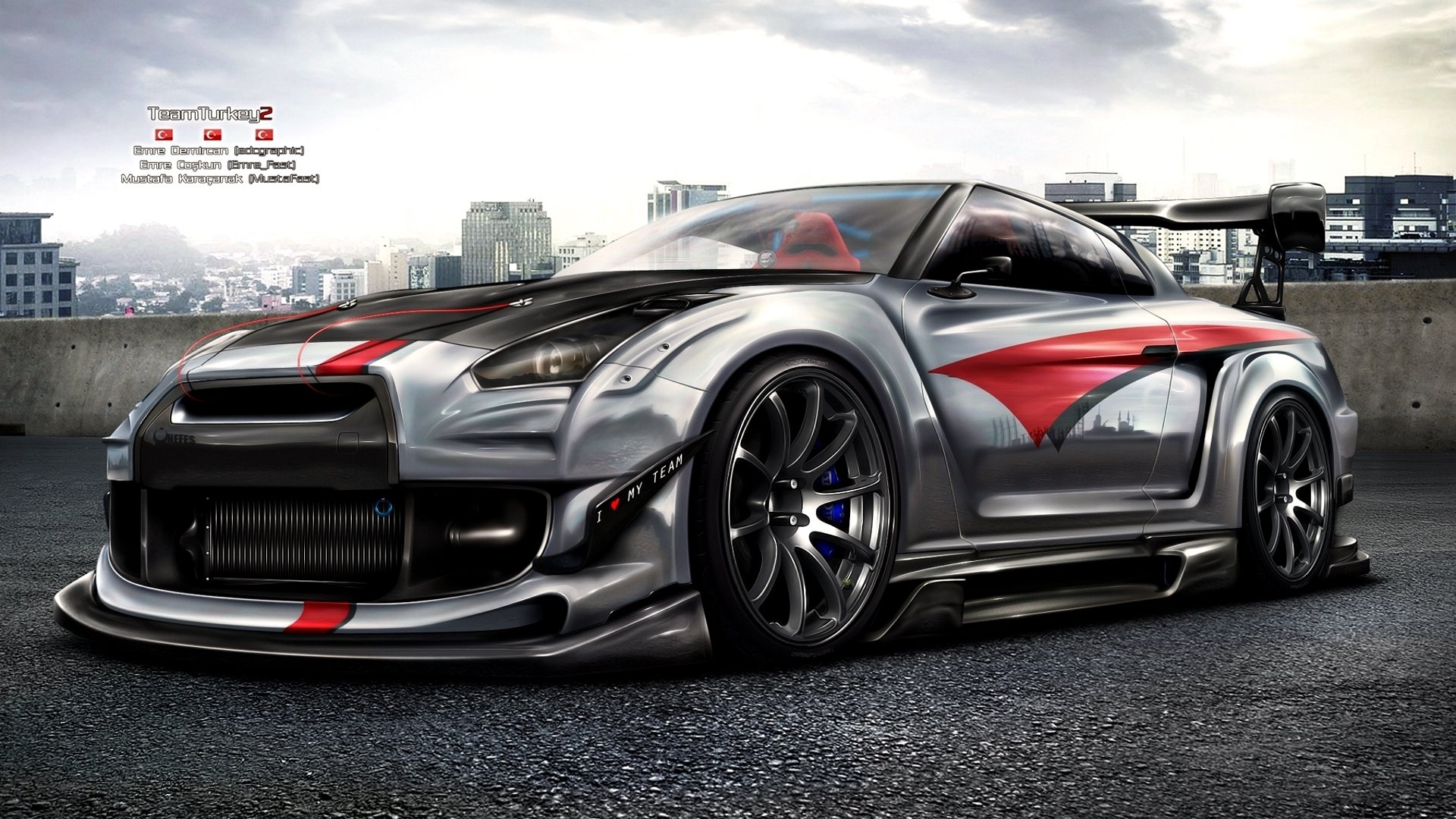 nissan gt-r r35 ниссан рисунок