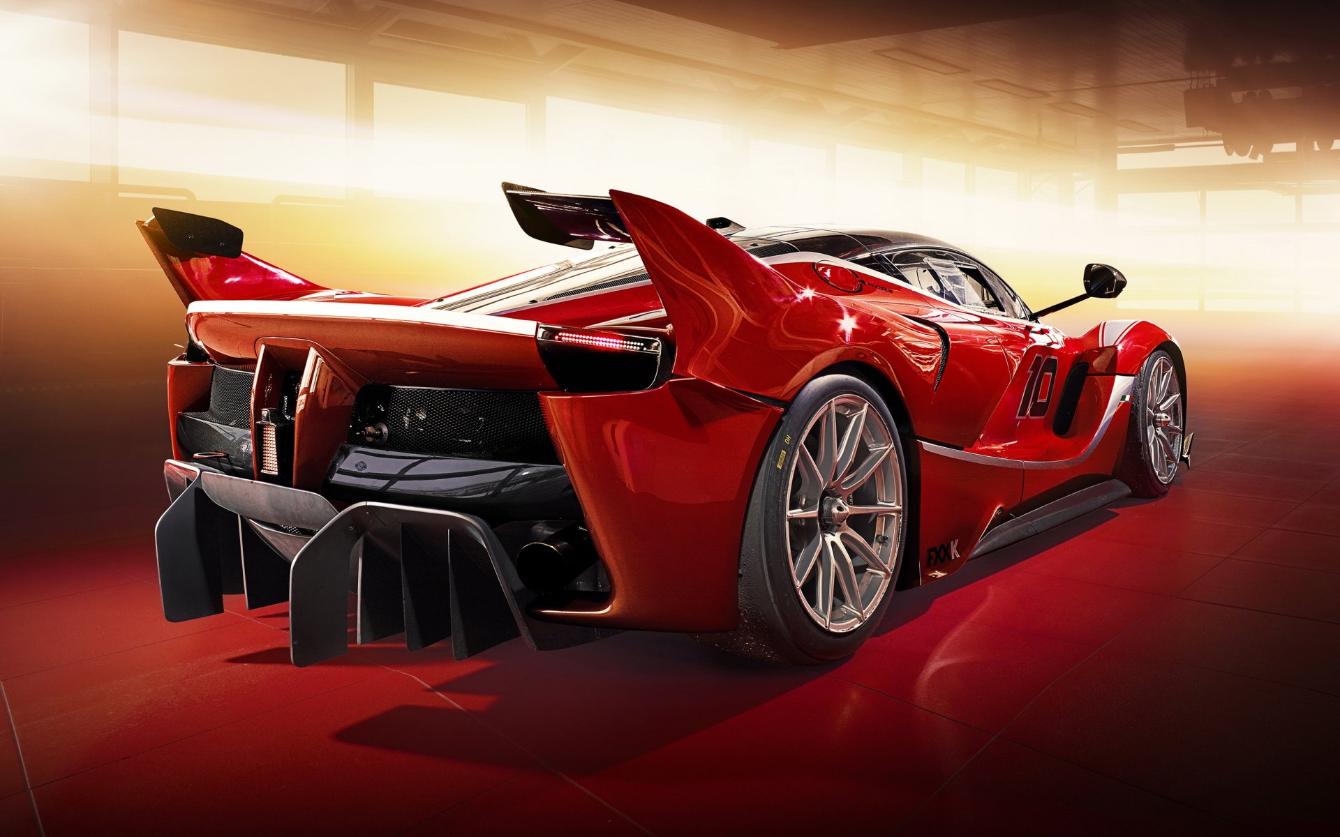 ferrari fxx к суперкар красные