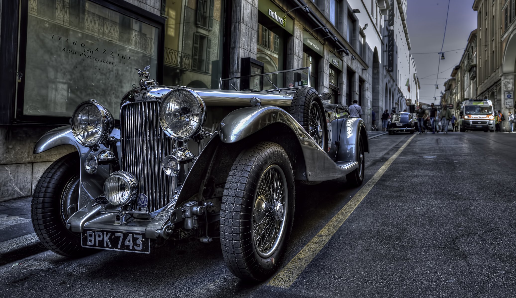 hdr brescia mmiglia coupé oldtimer stile cromo