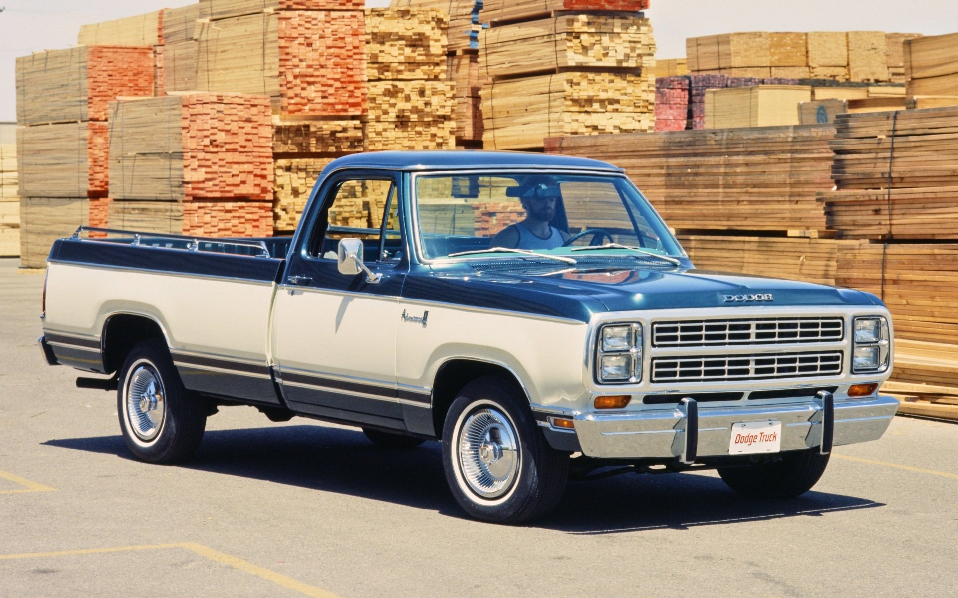 dodge d150 adventurer se sweptline pickup 1979 truck background